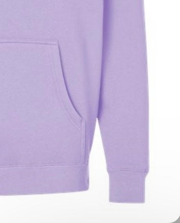 Embroidered 'Noob' Heavyweight Hoodie- Lavender