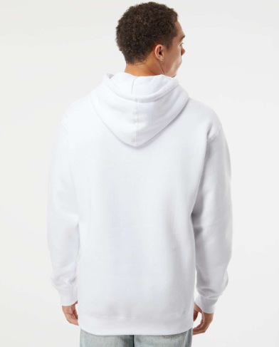 Embroidered 'Noob' Heavyweight Hoodie- White